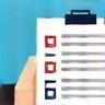 Icon representing resume building